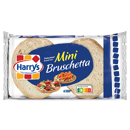 Pain pour mini bruschetta Harrys Food Service